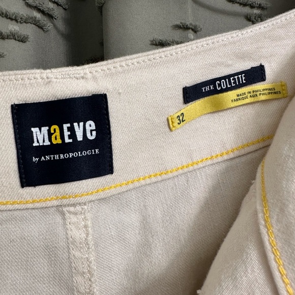 Anthropologie Maeve The Colette Cropped Wide-Leg Pants size 32 - Picture 5 of 9